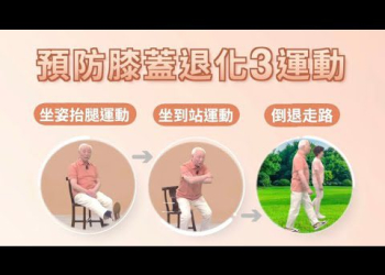 rewrite this title 3運動練出好膝蓋，逆轉膝蓋退化腿無力！坐姿抬腿運動，強化股四頭肌；坐到站運動，護膝增強腿肌力；倒退走路，防跌倒改善脊椎側彎｜胡乃文開講Dr.HU精華版